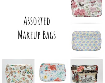 Charming Cotton Makeup Bags - Handcrafted Beauty Essentials Pouches with Premium Craftsmanship