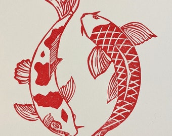 Swirling Koi
