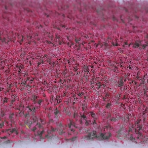 Self Adhesive Static Grass Tufts for Wargaming Terrain/Bases - Red Wildflowers- 6mm