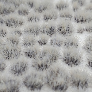 Self Adhesive Static Grass Tufts for Wargaming Terrain/Bases -Wasteland Ash- 4mm
