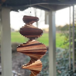 AD-1608 Delightfully Wonderful Wood Wind Spinner!