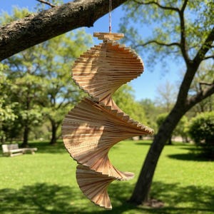 AA-2412 Cedar Wind Spinner: A Touch of Charm for Your Outdoor Space