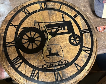 JKK-21b Whiskey Barrel Top Clock