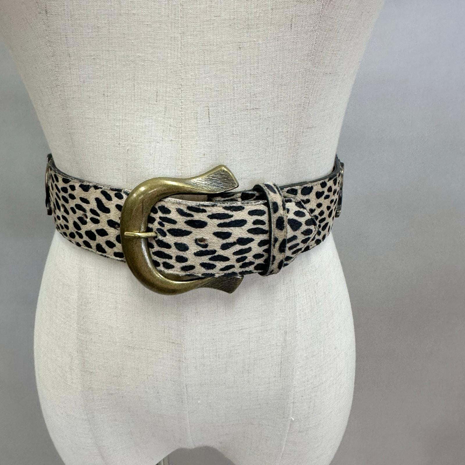 Guess Calfhair Zebra Print Belt Aisi Women Wide Belt Fashion Faux Leather Zebra Print Dress  main image 4