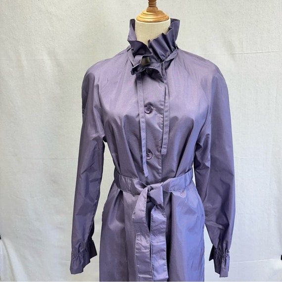 The Totes vintage 80s purple nylon lightweight lo… - image 10