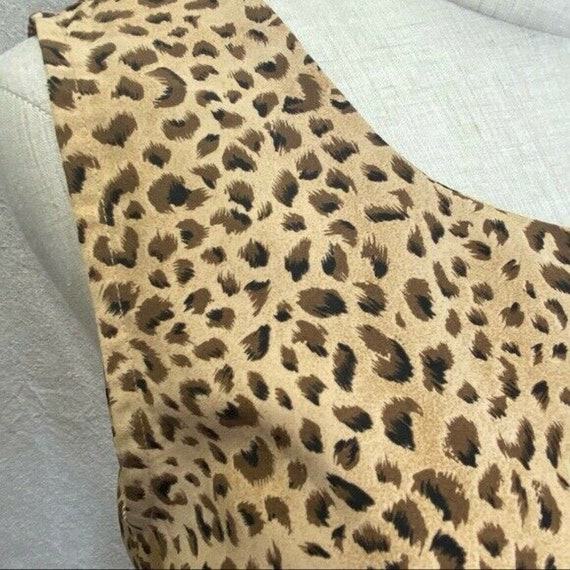Kathie Lee 80's leopard print cutout back shorts … - image 10