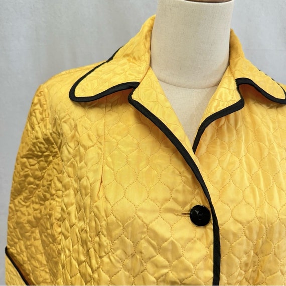 Rothley Chicago vintage 40s 50s yellow quilted be… - image 7