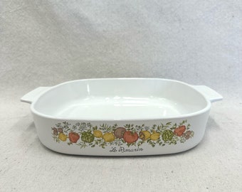 Corning Ware A-10-B Spice of Life Casseruola Le Romarin Piatto 10X10X2 SENZA COPERCHIO