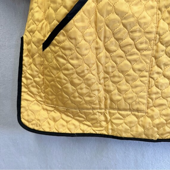 Rothley Chicago vintage 40s 50s yellow quilted be… - image 4