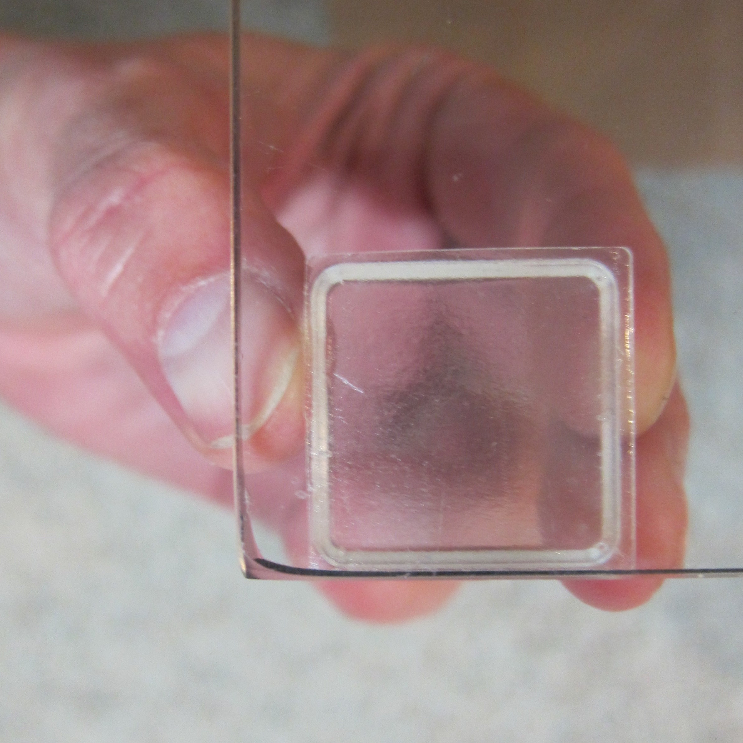 Rubber Bumpers Self Adhesive Large Rubber Pads for Cutting Board Feet 1 Inch Square Clear Rubber