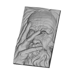Old man 3D STL Model for CNC Router Carving Machine Engraver Aspire Artcam CNC files Panno