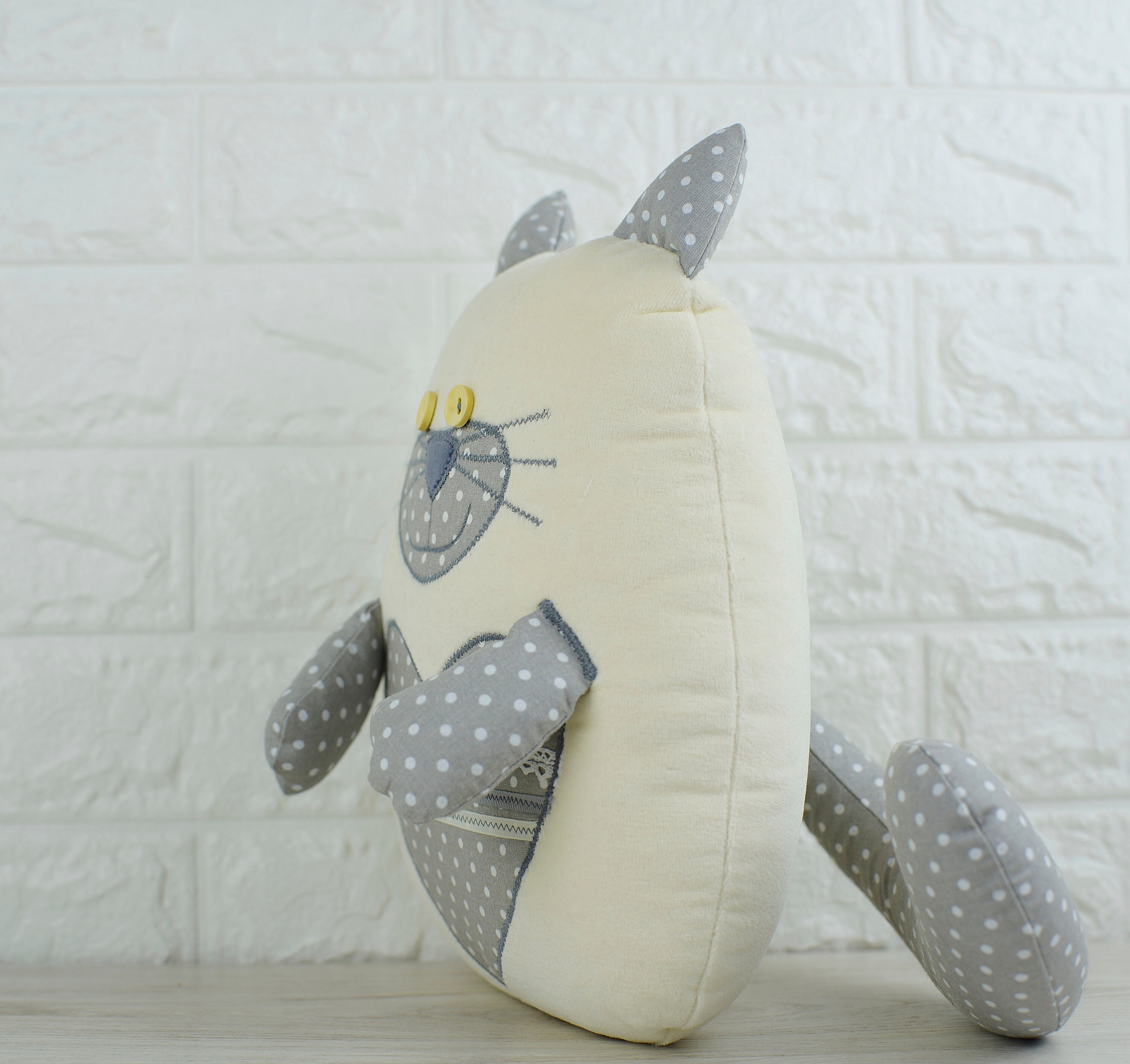 Cat Donut Animal shaped pillow Сhildren's pillow Cat Etsy