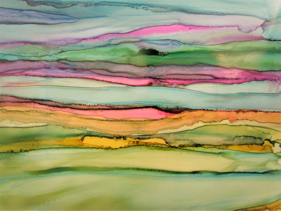 Knocking On Heaven S Door An Original Alcohol Ink Painting By Connieb