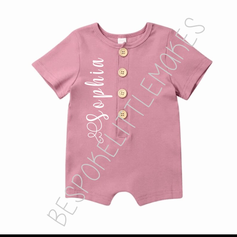 personalised all in one baby