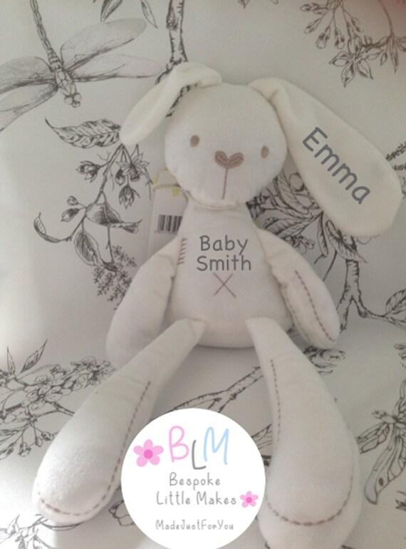 personalised baby bunny