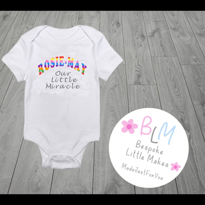 rainbow baby gro