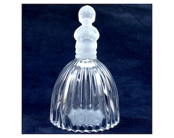 Goebel Annual Crystal Glass Bell 1978 NIB