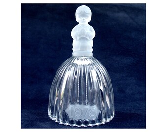 Goebel Annual Crystal Glass Bell 1978 NIB
