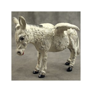 Winged DONKEY ANGEL Cast Iron Bank STATUE