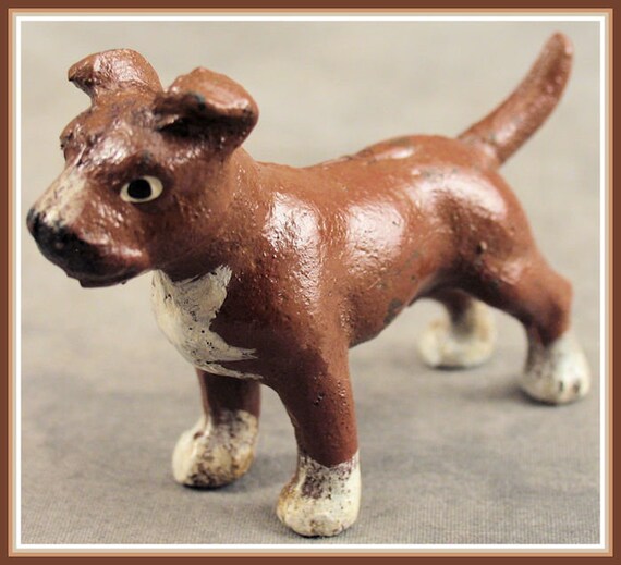 Miniature 3D Cast Iron Pitbull Paperweight Collectible Statue Pit Bull Dog Decor Miniature 3D Cast Iron Pitbull Paperweight Collectible Statue Pit Bull Dog Decor