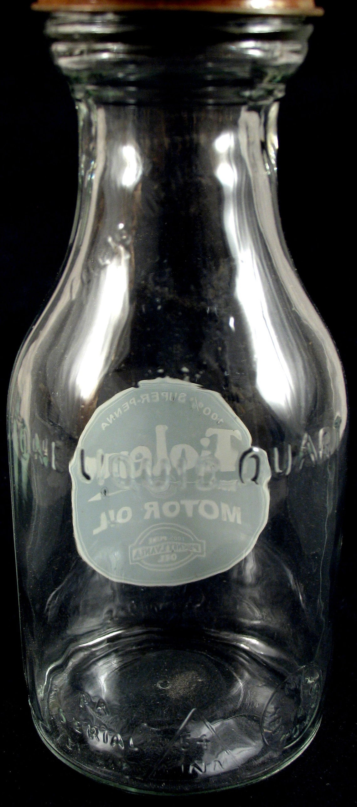 TIOLENE MOTOR OIL Reproduction Motor Oil Quart Glass Bottle Etsy