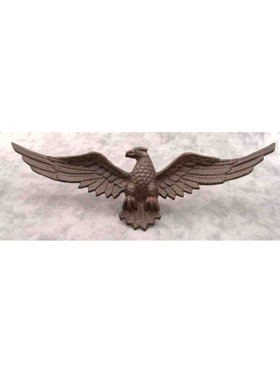 Águila calva con alas extendidas hierro fundido  in - Etsy México