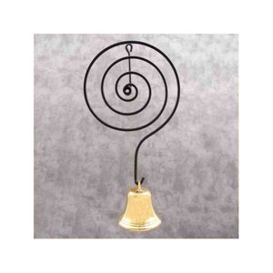 Spiral SHOPKEEPERS DOOR Entry BELL Brass & Metal Door Mount Doorbell