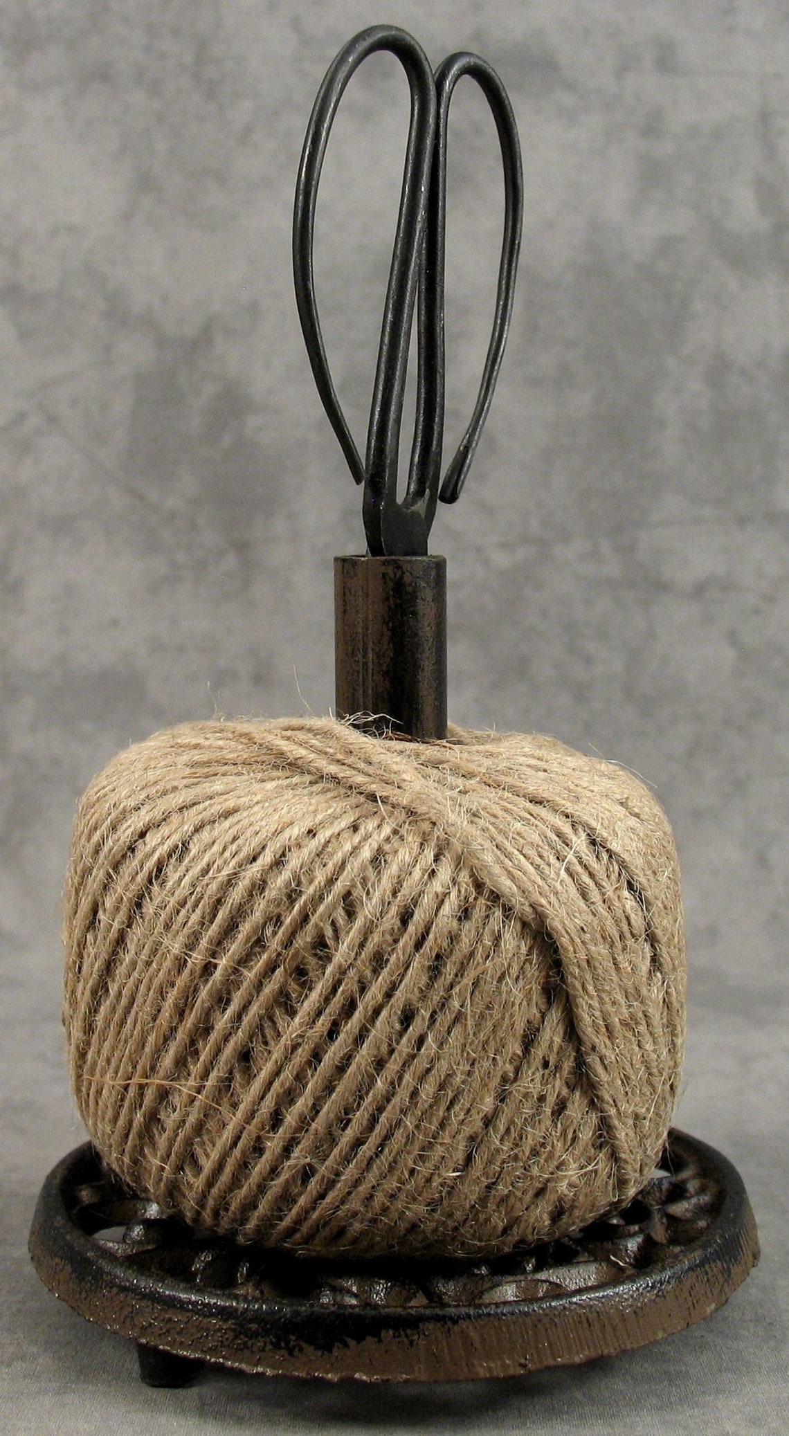 Cast Iron TWINE HOLDER With SCISSOR for Kitchen or Crafts Etsy