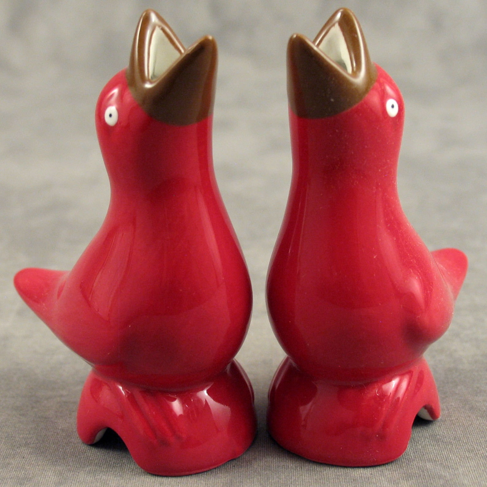 Pair Ceramic Red BIRD PIE VENTS Baking Pie Steam Vent Kitchen Etsy
