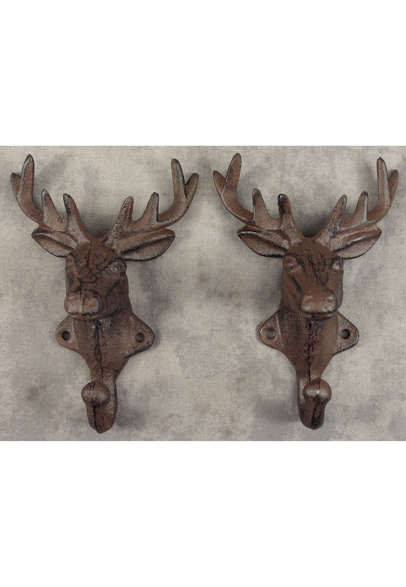 Cast Iron Moose Head w/Antlers Cast Iron Moose Head w/Antlers