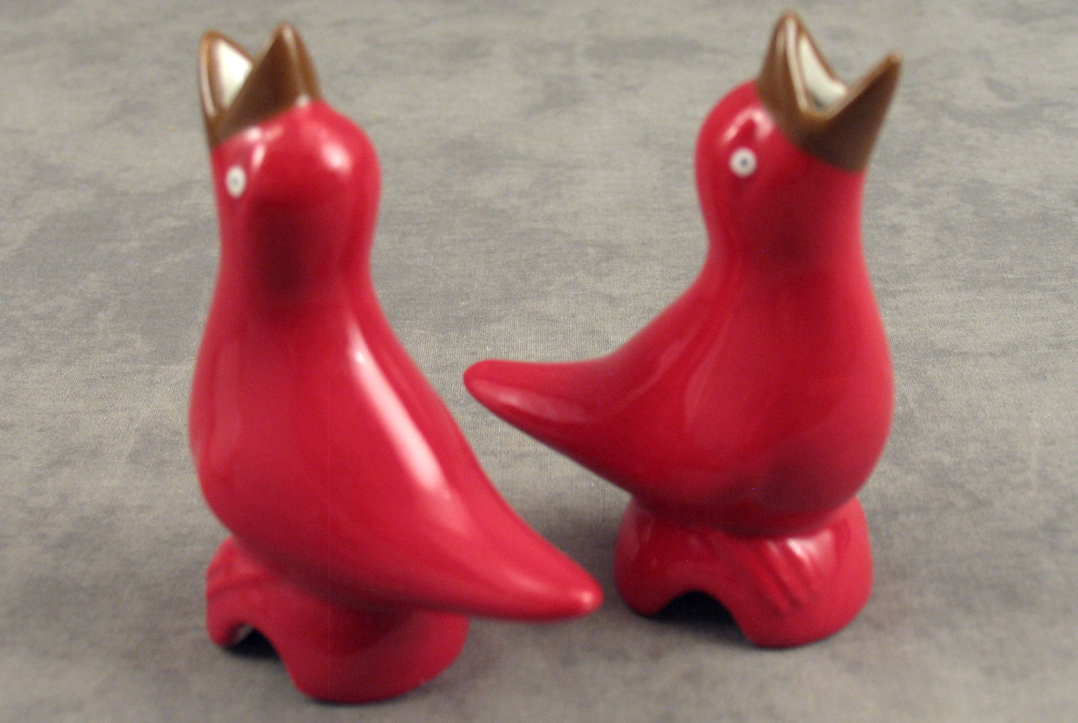 Pair Ceramic Red BIRD PIE VENTS Baking Pie Steam Vent Kitchen Etsy