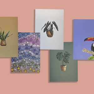 Lote de 5 - Postales surtidas nº1