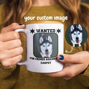 Personalized Siberian Husky Coffee Mug - Funny Dog Gifts for Husky Owners - Gift for Dog Mom - Gift for Dog Dad - Gift for Dog Lover