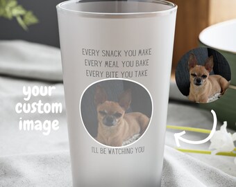 Personligt Chihuahua-glas - Roliga anpassade Chihuahua-presenter - Present till hundmamma - Present till hundpappa - Present till hundälskare