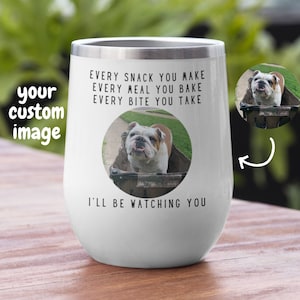Personalized English Bulldog Wine Glass Tumbler - Funny English Bulldog Gifts - Gift for Dog Mom - Gift for Dog Dad - Gift for Dog Lover