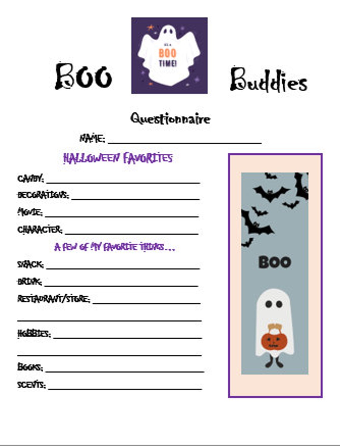 Boo Buddies Questionnaire Etsy - Il 1140xN.5270572840 Lfjv 