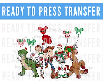 Christmas Dtf Transfer -Ready To Press -Transfers For Shirts - Very Merry Christmas Disney Transfers - Mickey Design Transfer