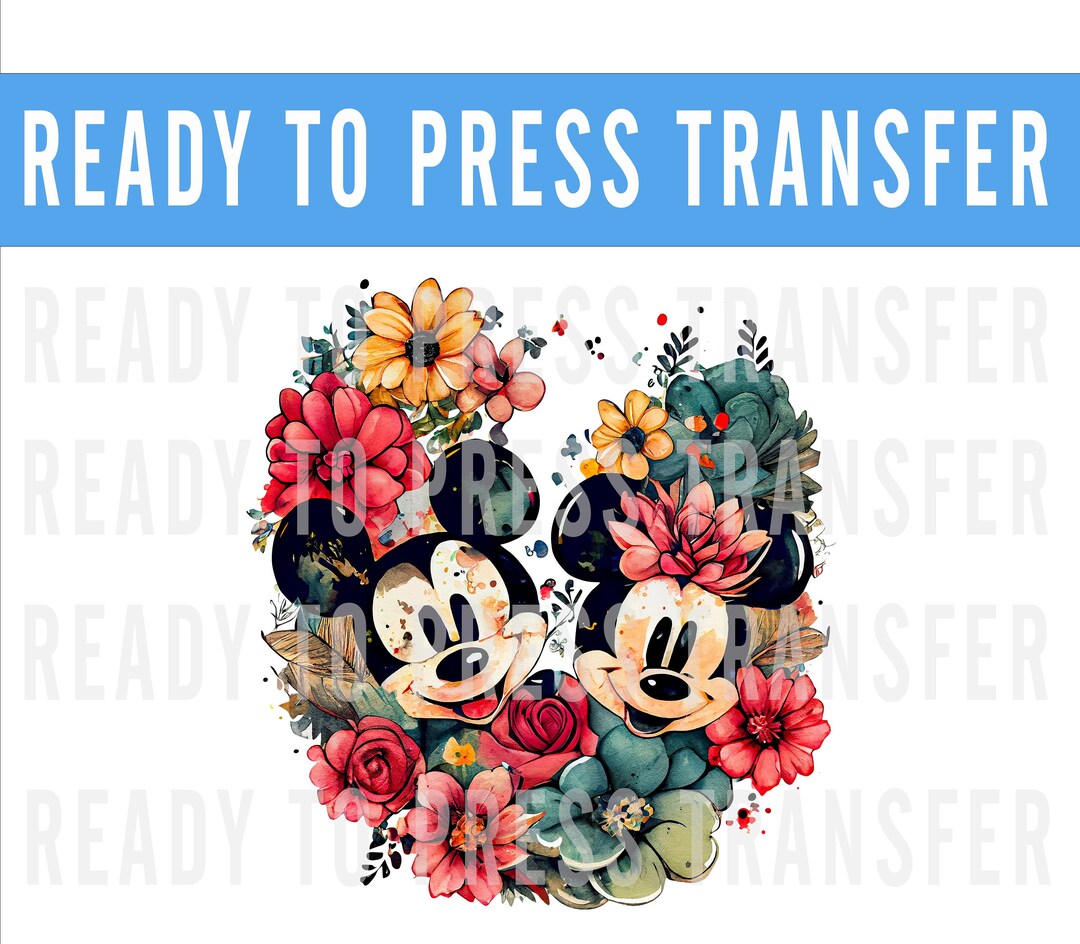 Disneys Epcot Garden Festival Ready to Press Iron on Decal DTF Transfer