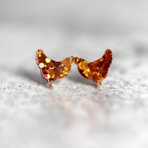 Chicken Studs, Chicken Earrings, Farm Earrings, Chicken Jewelry