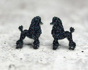 Cute Standard Poodle Earrings, Dog Earrings, Dogmom gift