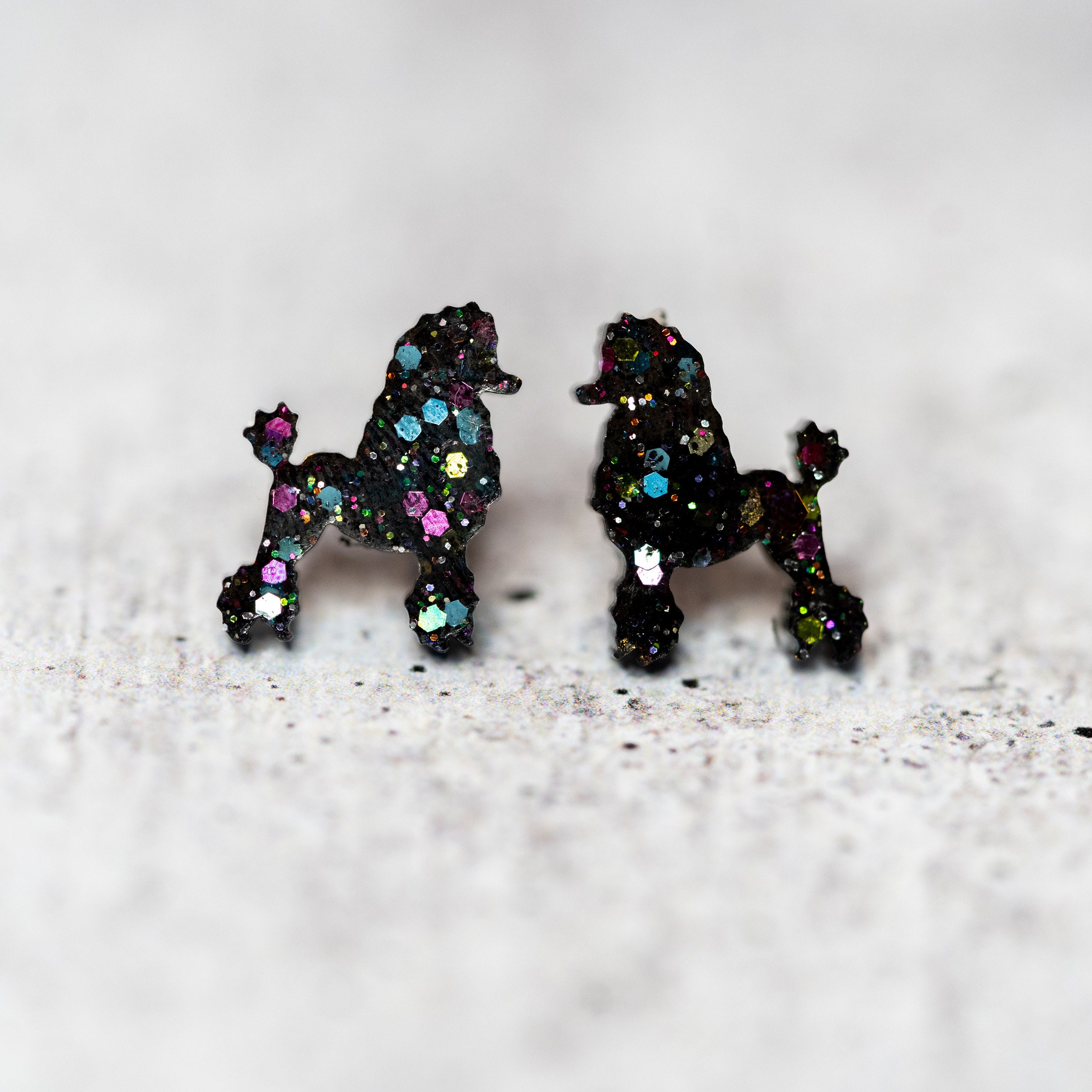 Cute Standard Poodle Earrings, Dog Earrings, Dogmom gift