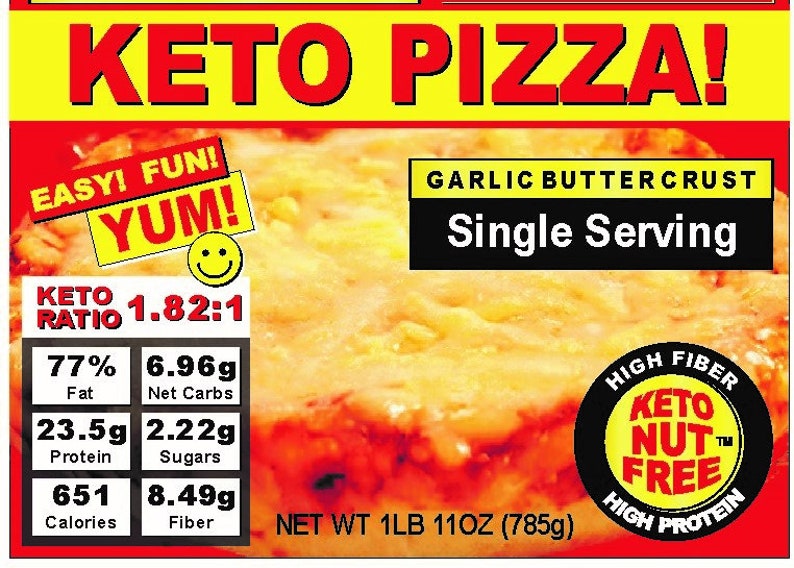 KETO PIZZA for Sale Gluten Free Low Carb High Protein | Etsy