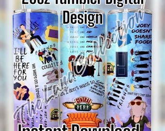Digital Friends 20oz Tumbler Design