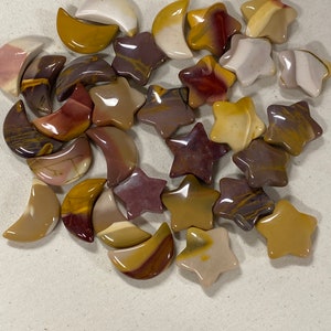 Mookaite / Mookaite Moon/ Mookaite Star/ Crystal Moon E2953