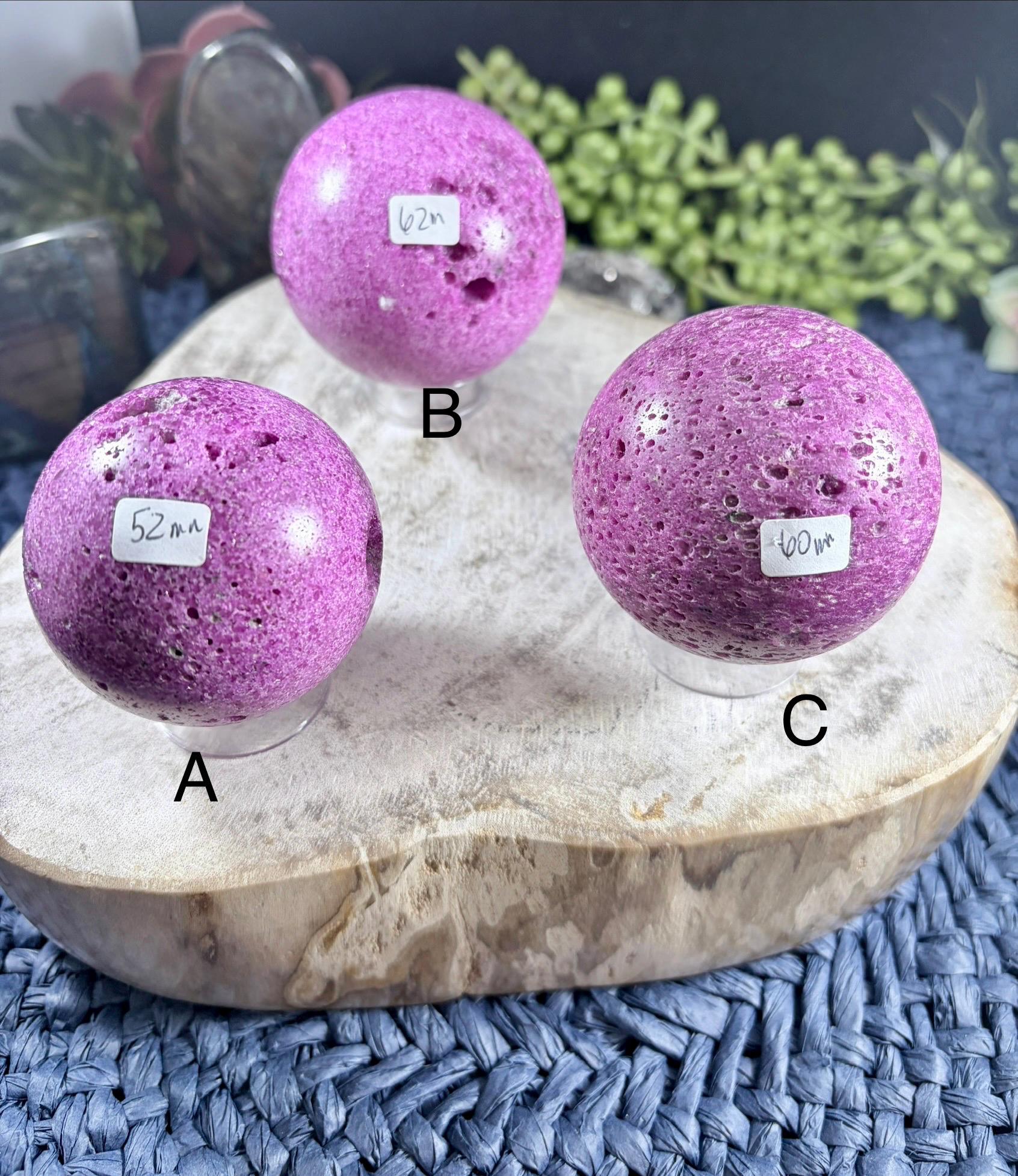 Ruby Spheres - Etsy