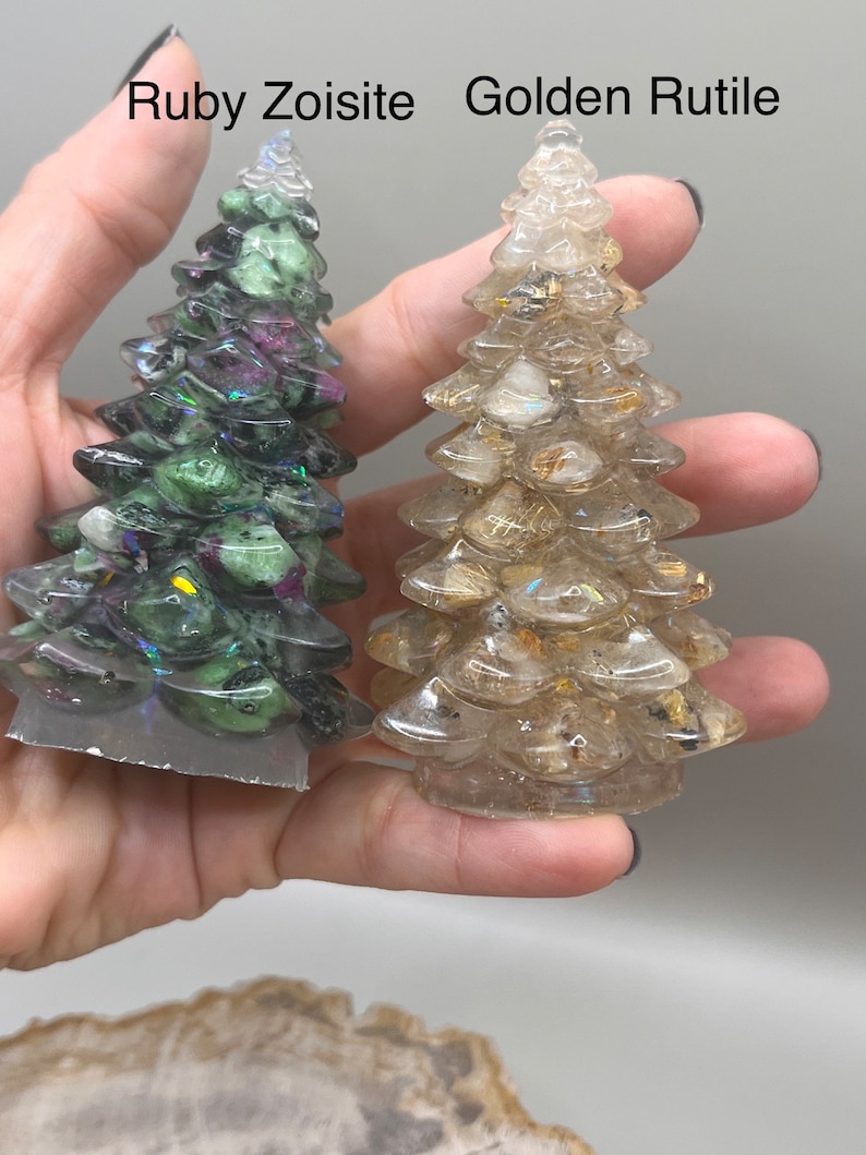 Crystal Christmas trees/Chip Filled Christmas Tree/Crystal Christmas/Chip Tree/E4054 image 5