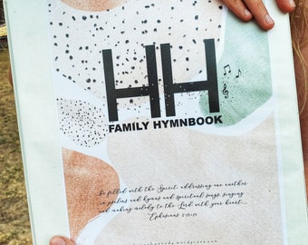 Speckled Abstract Family Hymnbook Cover