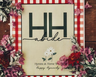Guía de himnos Abide - Estudio de himnos con Happy Hymnody para el año escolar 2026-2027 (Producto digital)