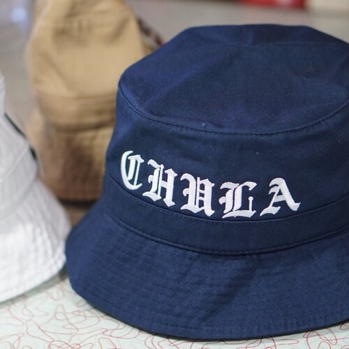 TEXT Custom Embroidered Polo Bucket Hat 
