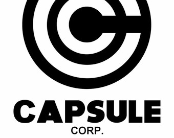 Capsule Corp Vinyl Decal Die cut Sticker Laptop Car Window Dragon Ball Z Goku